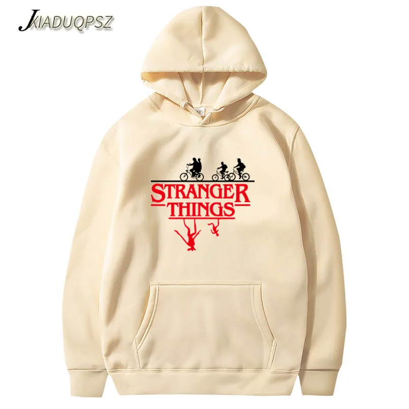 2019 модные лица странные вещи с капюшоном Мужские толстовки и свитшоты