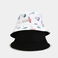 new double side bucket hats for women spring summer bonnet mens cap outdoor casual fisherman hat panama printing sun cap %d1%88%d0%b0%d0%bf%d0%ba%d0%b0