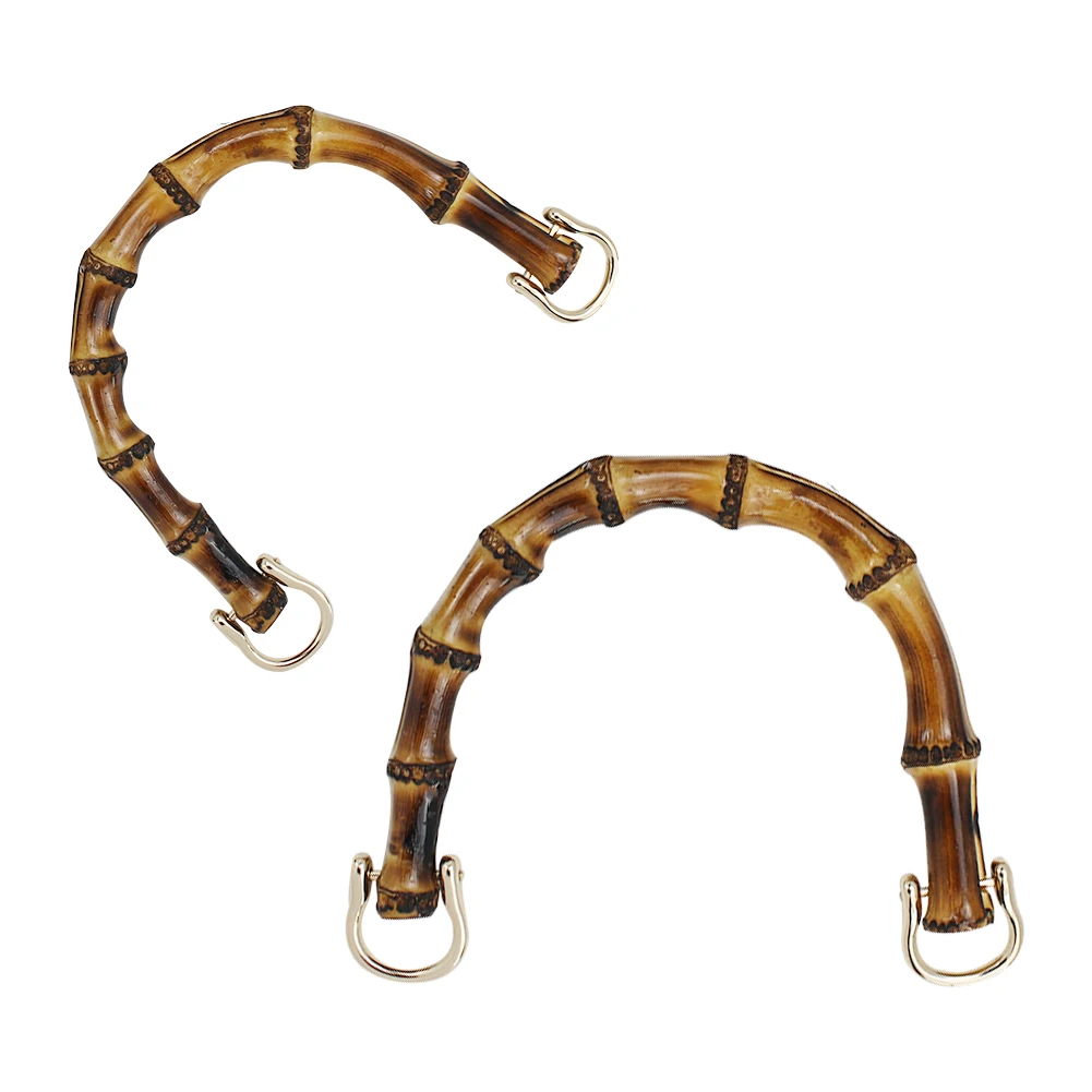 HAOFA 15.5cm 5pcs Bamboo Woman bag Handles replacement frame DIY bag making bag purse parts& accessories