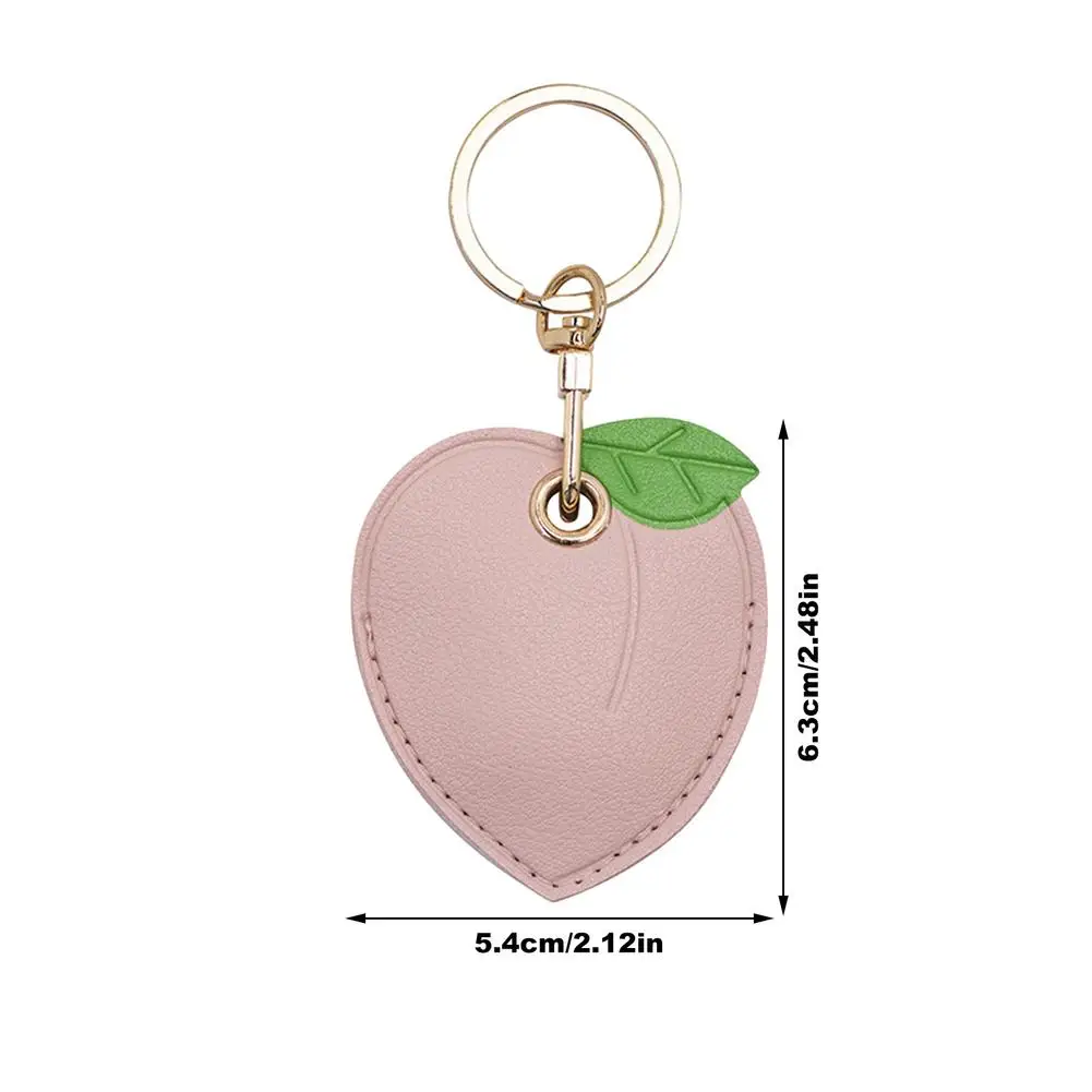 

Access Card Keychain Useful Leather Key Ring Cartoon Card Case Cartoon Pattern Leather Keychain Universal Keychain Card Bag Case