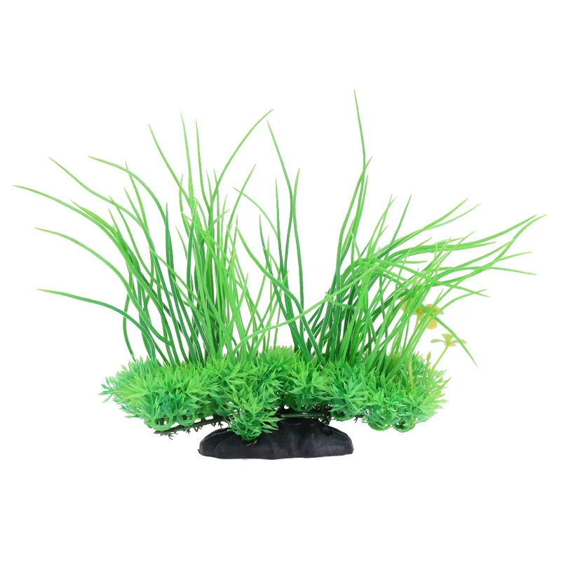 Пластиковое моделирование водное растение аквариум с травой украшения растения