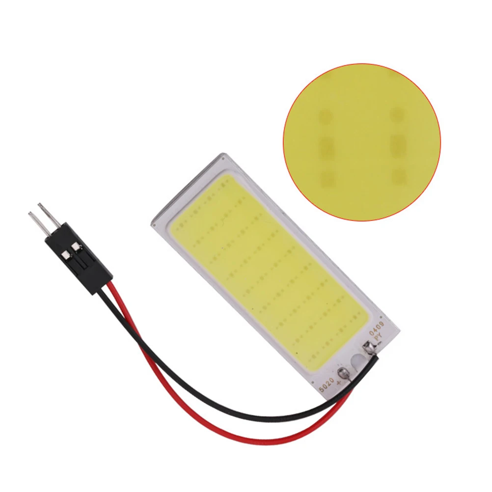 COB 36SMD яркий белый светодиодный купольный светильник с панелью авто интерьер
