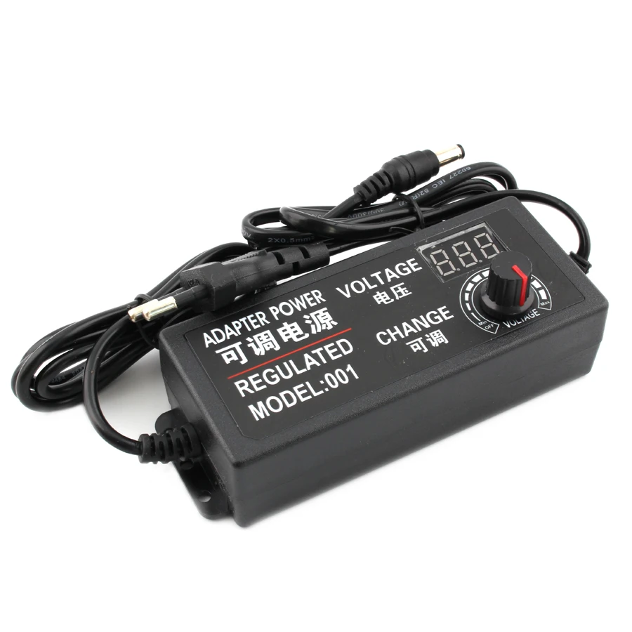 AC DC 3V 5V 6V 9V 12V 15V 18V 24 V Регулируемый Мощность адаптер 1A 2A 12V Мощность адаптер питания Универсальный 220 В до 12 В 24 вольт для адаптера переменного тока