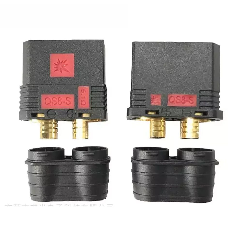 SAINLOER 5 pares QS8-S pesado conector de bater&iacute;a Anti-Chispa conector de gran potencia macho para coche RC drone de protecci&oacute;n de plantas-4