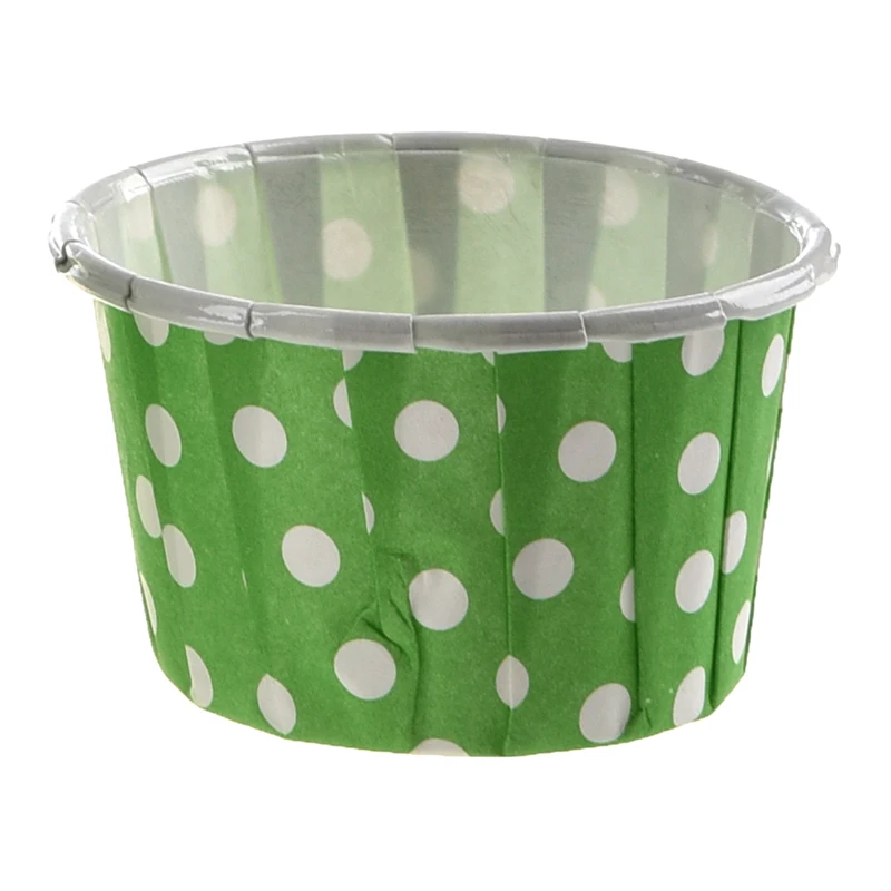 100 X обертка для кекса бумажный чехол торта чашки выпечки подкладка зеленый цвет| |