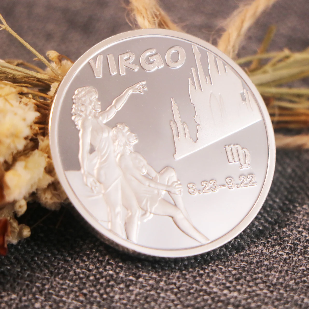 Двенадцать Созвездие Девы Зодиак Елизавета II серебряные памятные монеты евро