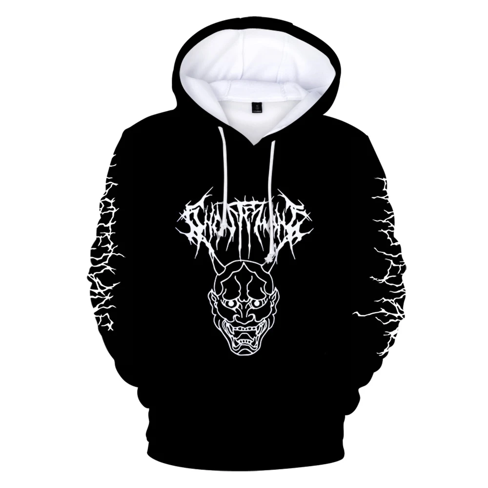 

Hot Sale Men/women Casual Hip Hop Hoodies Clothes Metal Rap Style Ghostemane World Tour Rock Music Logo 3D Hooded Sweatshirt