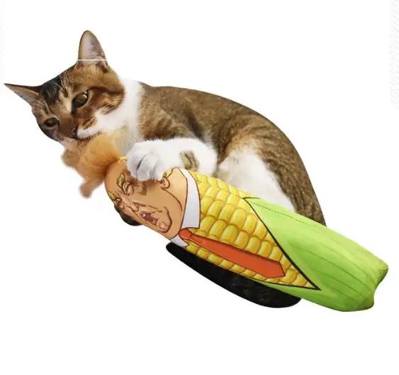 Игрушка для кошек Интерактивная палочка с мятой игрушка пером плюшевые игрушки