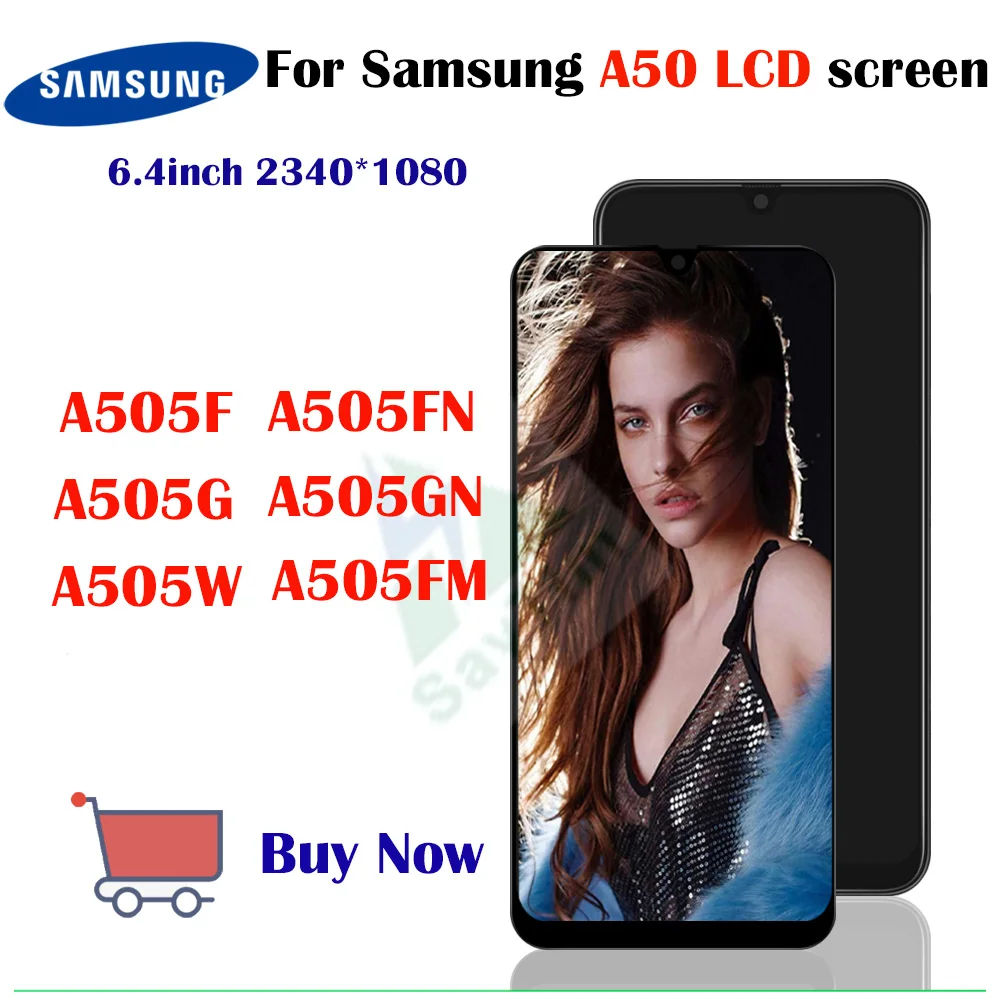 

TFT/оригинальный AMOLED подходит для Samsung Galaxy A50 A505 SM-A505F/DS ЖК сенсорный экран цифровой сборки тест 100% качество AAA