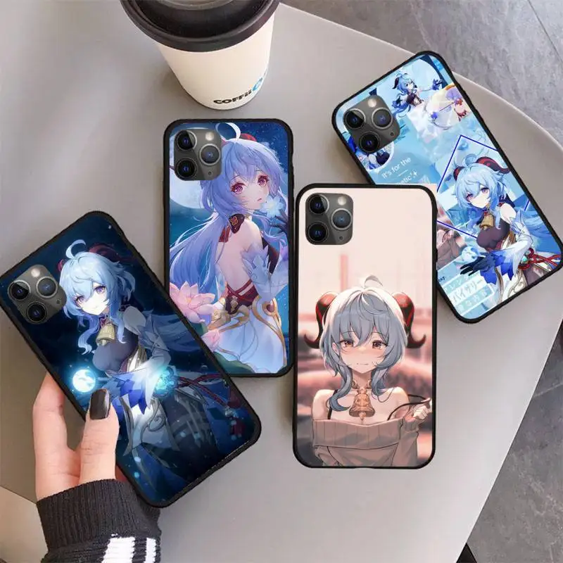 

Genshin Impact GanYu Phone Case For Iphone 13 Mini 12 11 Pro Max X XS XR Cover For Iphone 7 8 Plus SE2 Silicone Cover
