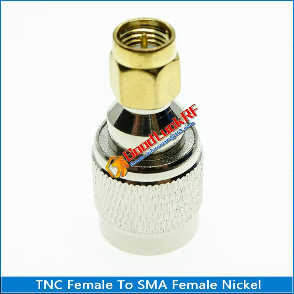 1 шт. коаксиальный разъем TNC-SMA штекер позолоченный латунный прямой Коаксиальный