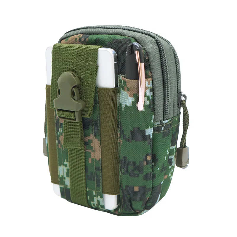 

DaHaiZei Men's Tactical Molle Waist Pack Small Pocket Running Mobile Wallet Travel Outdoor Tool Waist Bag
