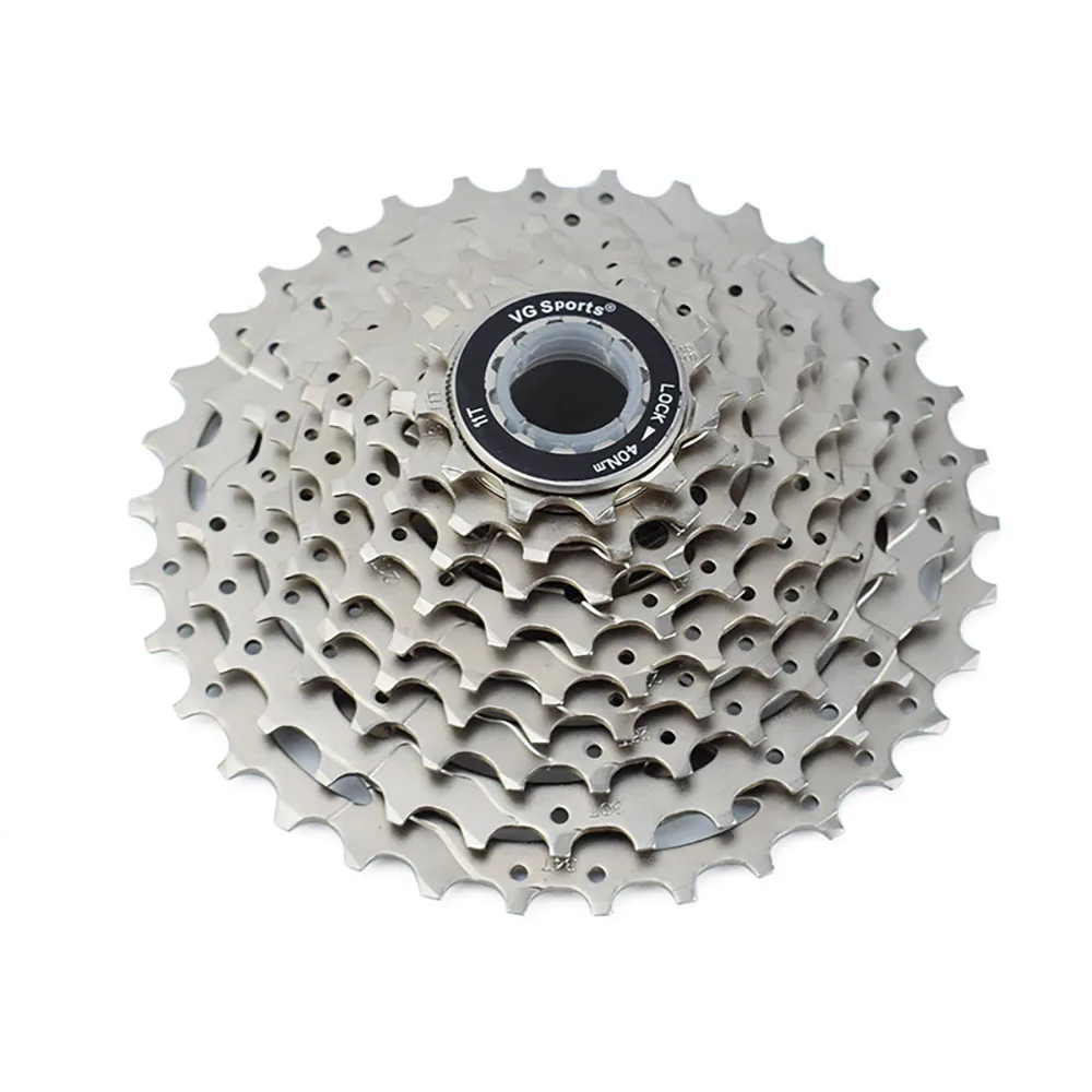 MTB велосипедная кассета 9 скоростей 11-34T горный велосипедный маховик 9 s 9v 11-34T кассета маховик велосипедная часть - Цвет: Silver