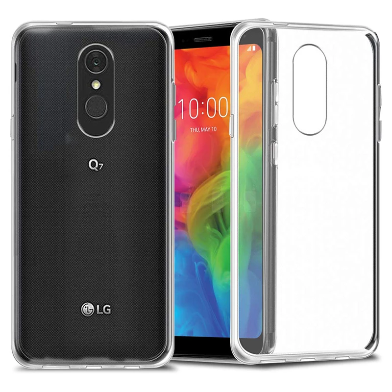 Высококачественный мягкий ТПУ прозрачный чехол для телефона LG G7 Q Stylus Plus Alpha ThinQ