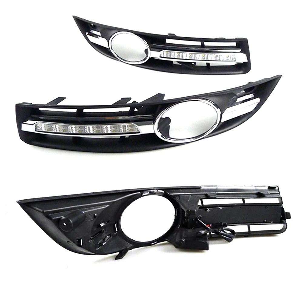 CSCSNL 1Pair Car Fog Lights For Volkswagen VW Passat B6 2005 2006 2007 2008 2009 2010 2011 LED DRL Daytime Running Light - купить по