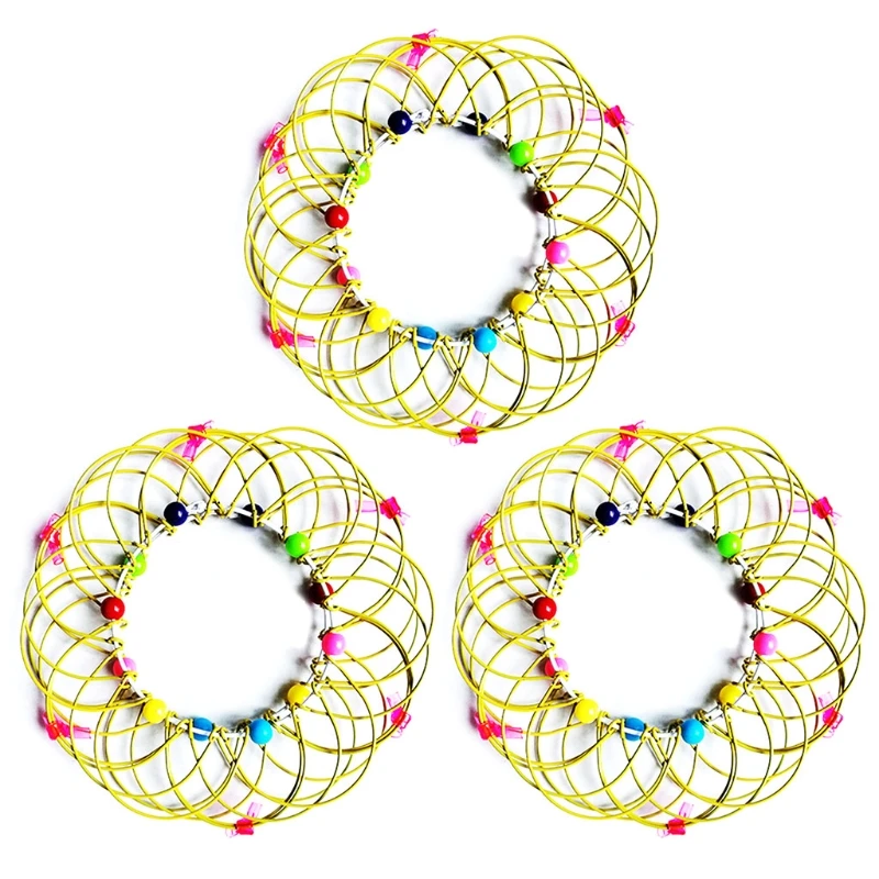 

Variety Flower Basket Thirty-Six Variable Mild Steel Magic Hoop Children's Toy Mandala Decompression Toy Educational Toy