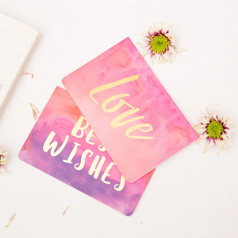 

Birthday card small card stamping wish card custom thank you message blessing ins520