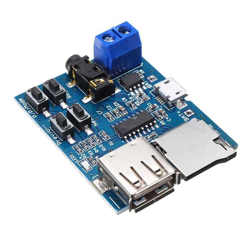 MP3 Плата декодера с форматом аудиомодуль USB TF карта декодер плата Расшифровка