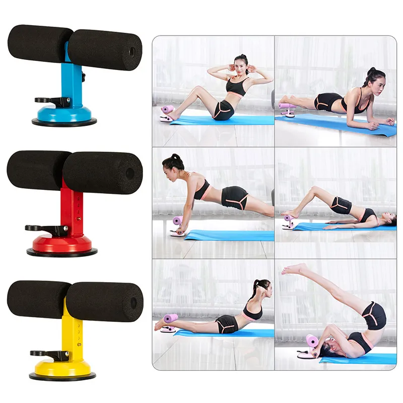 

2020 Portable Self-Suction Sit Up Bar Stand Fitness Equipment Strength Trainer Workout Bench Equipment For Home Abdominal j