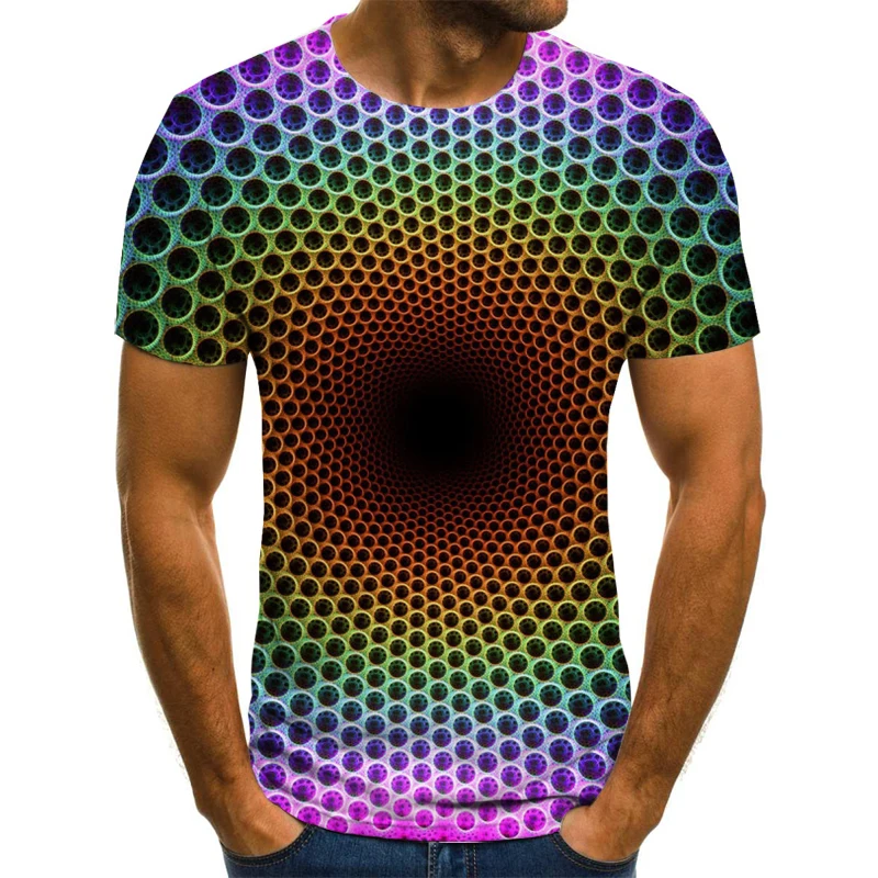 

2021 Summer New 3d T shirt Men Short sleeve shirt Funny T shirts Japan Punk Anime Gothic 3dT-shirt Mens Clothing