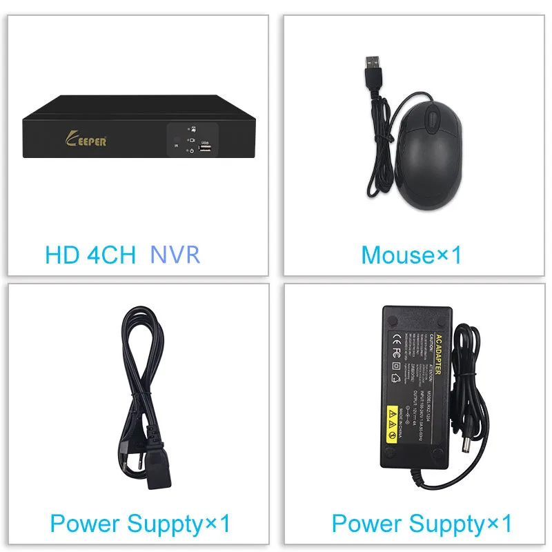 Хранитель H.265 5MP POE NVR для 4CH 2MP/5MP безопасности видео регистратор H.265 обнаружения движения ONVIF P2P CCTV NVR