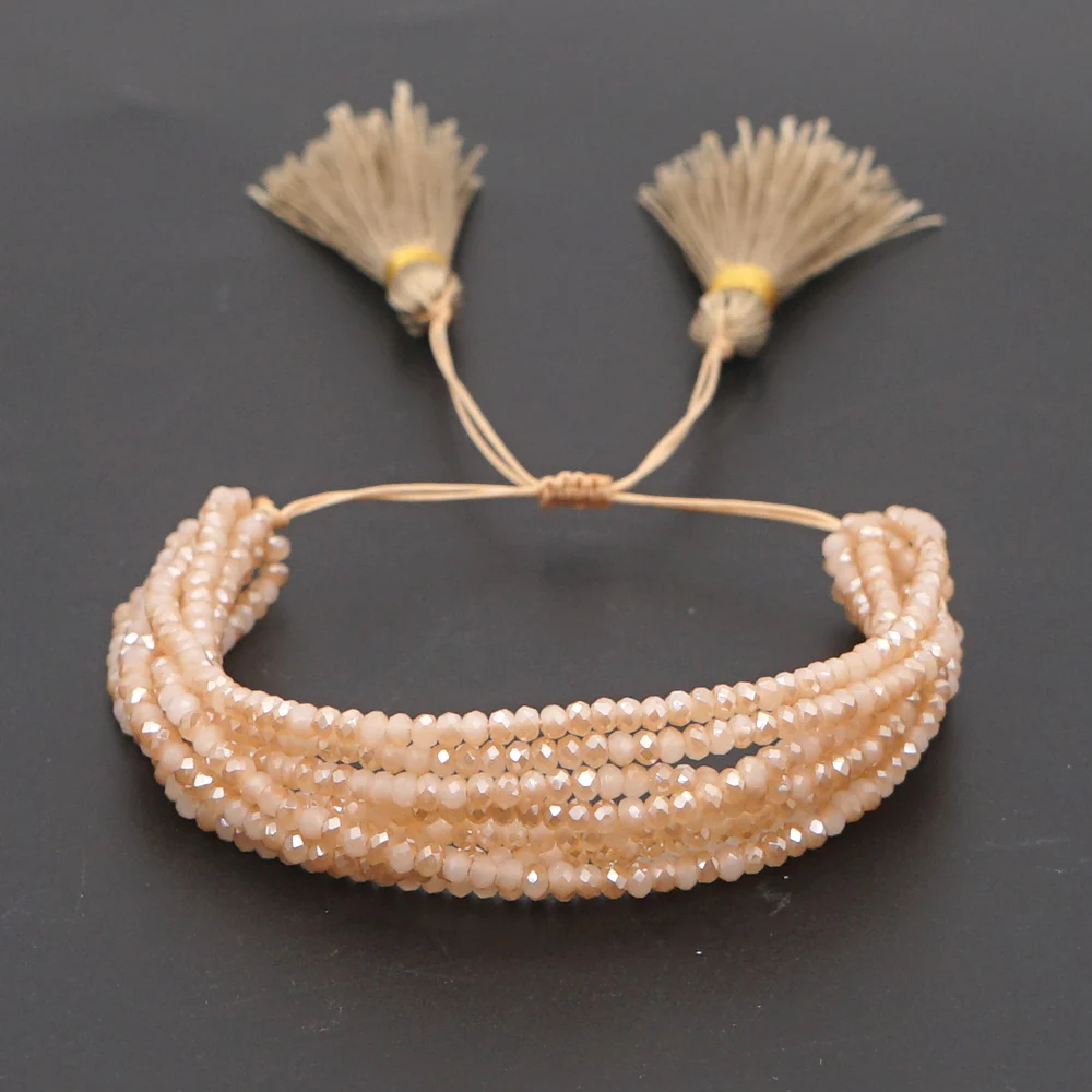 

Go2boho Multilayer Bracelets For Women Jewelry Tassel Crystal Beaded Pulsera Femme Friendship Gift For Miyuki Bracelet Jewellery