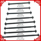 2 шт.компл. стальной металлический вал привода для машинки на радиоуправлении Dogbone общая длина 61 мм 63 мм 70 мм 77 мм 84 мм 87 мм 89,5 мм 100 мм hsp Wltoy Redcat