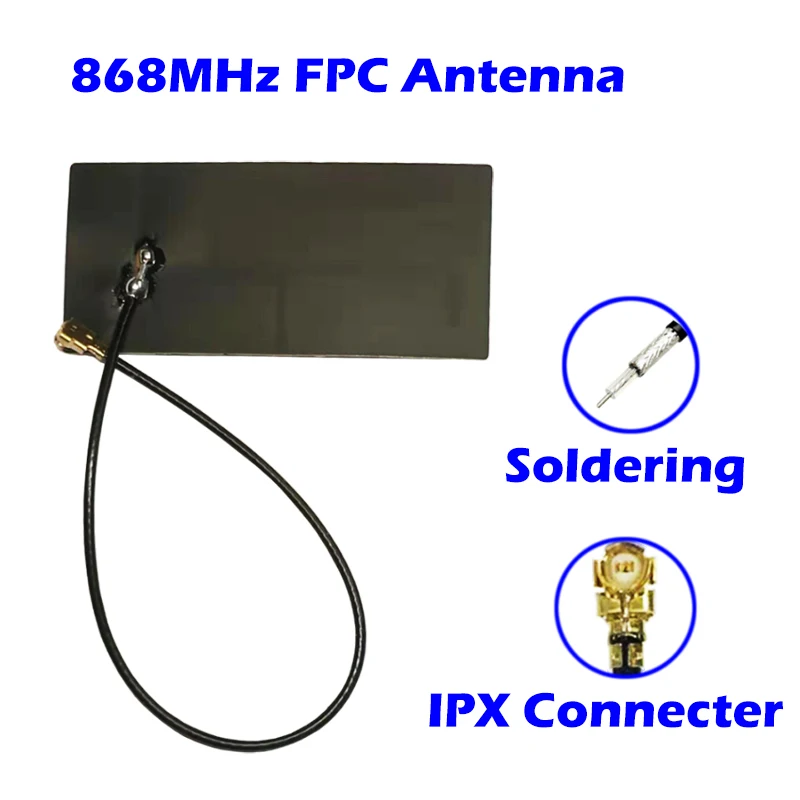 868 МГц 915 FPC Антенна 5dbi антенна IPX/сварной соединитель клейкий монтаж для системы