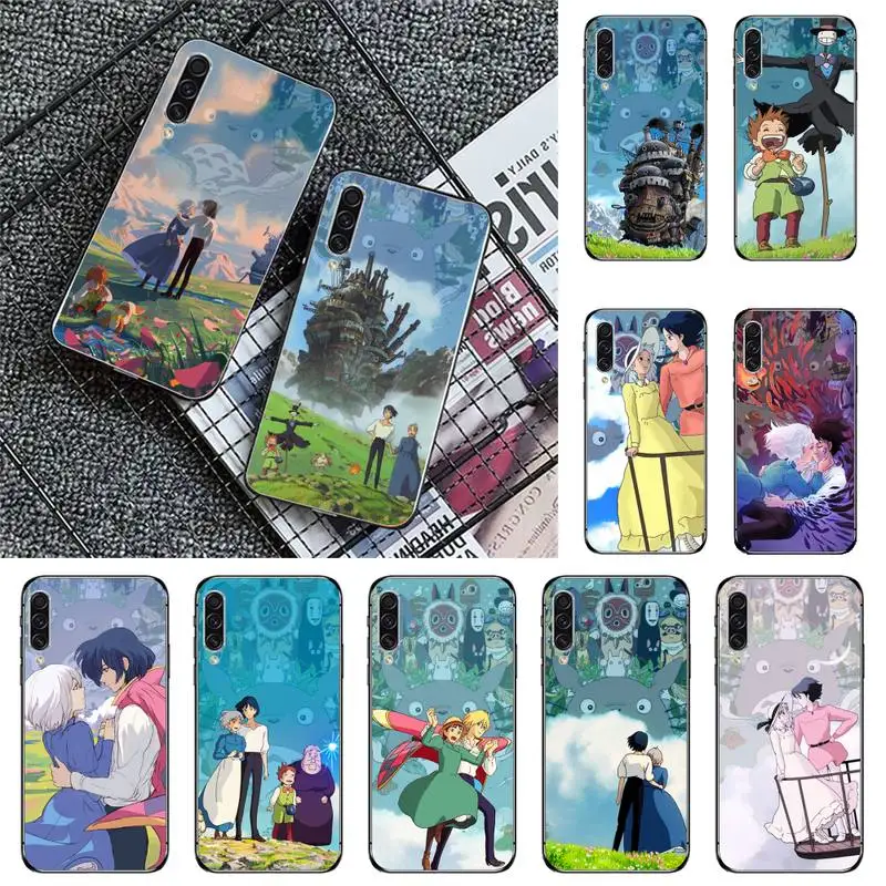 

Anime Howl's Howls Moving Castle Phone Case For Samsung galaxy A S note 10 7 8 9 20 30 31 40 50 51 70 71 21 s ultra plus