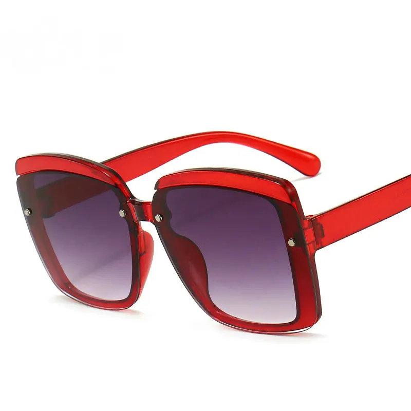 

Luxury Brand Sunglasses For Women 2021 Trend Designer Oversized Sunglass Female Popular Retro Sun Glasses Shades For Women UV400