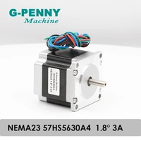 nema23 cnc stepper motor 57x56mm 3a 1 2n m shaft d 8mm 6 35mm stepping motor 172oz in for cnc engraving machine 3d printer