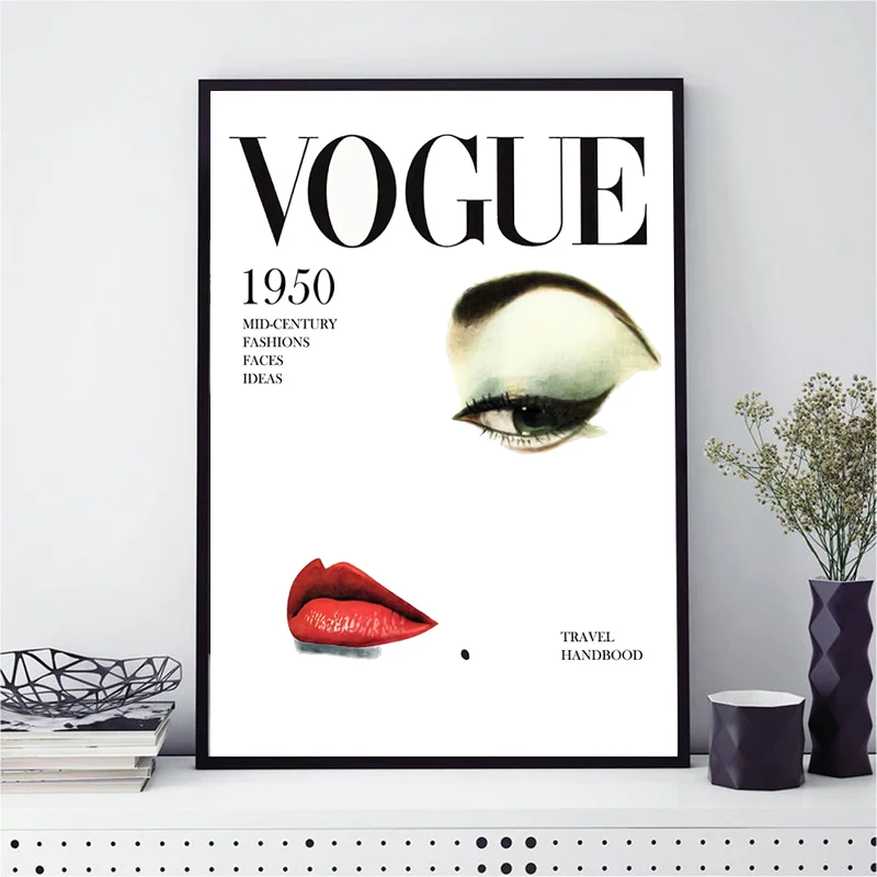 Модные Плакаты для девочек и женщин плакаты модные принты черная Картина на