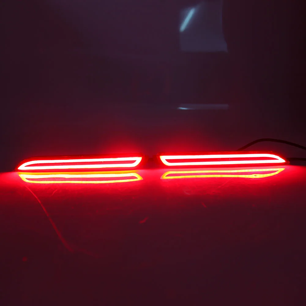 

eOsuns Led brake light driving light reverse lamp assembly rear bumper lights for Toyota camry 2006-2014