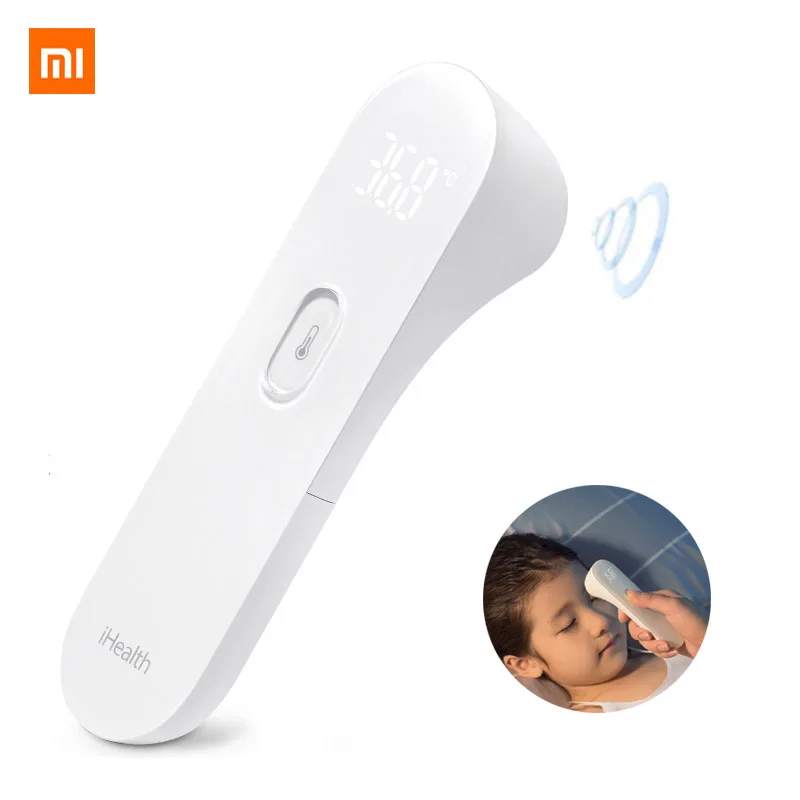 

Xiaomi Mijia IHealth Thermometer Accurate Digital Fever Infrared Clinical Non Contact Measurement with LED Screen Clear Reading