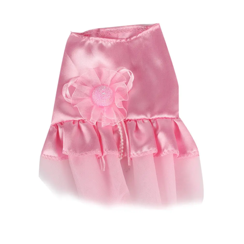 Новинка 2018 года весеннее платье с бантом для собак и кошек кружевная юбка в стиле