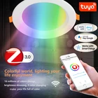 Светильник направленного света tuya zigbee, умный светильник с RGB CCT, для умного дома, работает с alexa google zigbee3.0