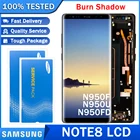 ЖК-дисплей 6,3 ''Burn Shadow для SAMSUNG Galaxy NOTE 8 N9500 N9500F Super AMOLED дисплей + рамка сенсорный экран дигитайзер Запасные части
