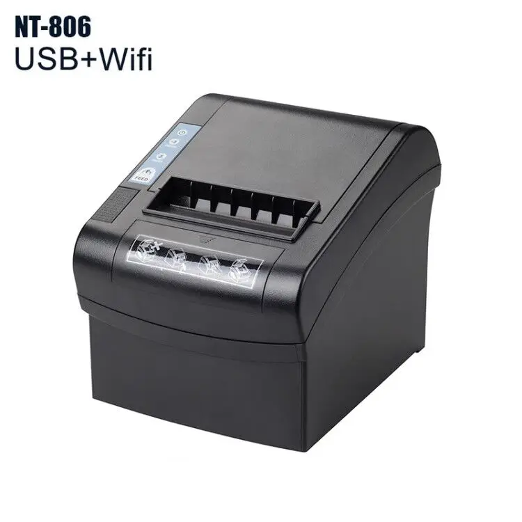 NT-806 Wifi NT-806 80 мм Термопринтер автоматический резак ресторан кухня POS принтер USB+ Серийный+ Ethernet Wifi Bluetooth NETUM - Цвет: NT-806 Wifi