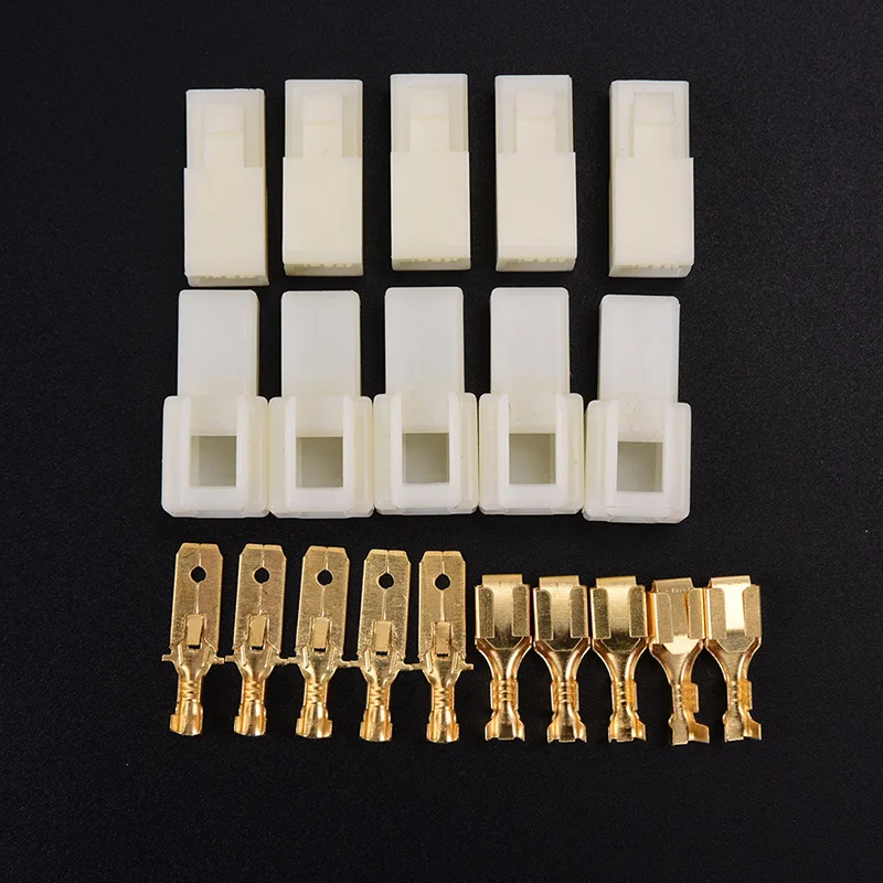 5 шт./компл. 6 3 мм мотоциклетные автомобильные электрические провода ConnectorKits