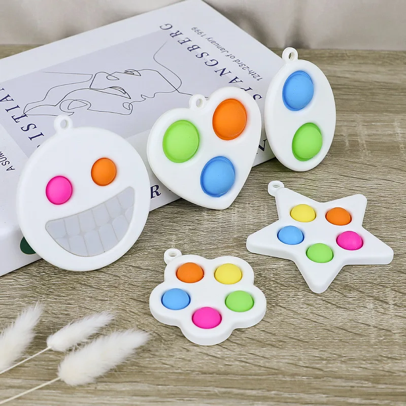 Пузырьковая игрушка для сенсорного аутизма антистрессовая портативная