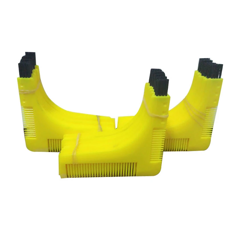 Расческа для мытья бороды прозрачный внешний вид расческа усов расчесывание