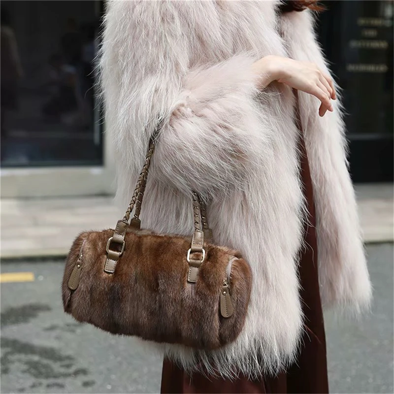 Элегантные женские сумки IANLAN из натуральной овечьей кожи винтажные через плечо