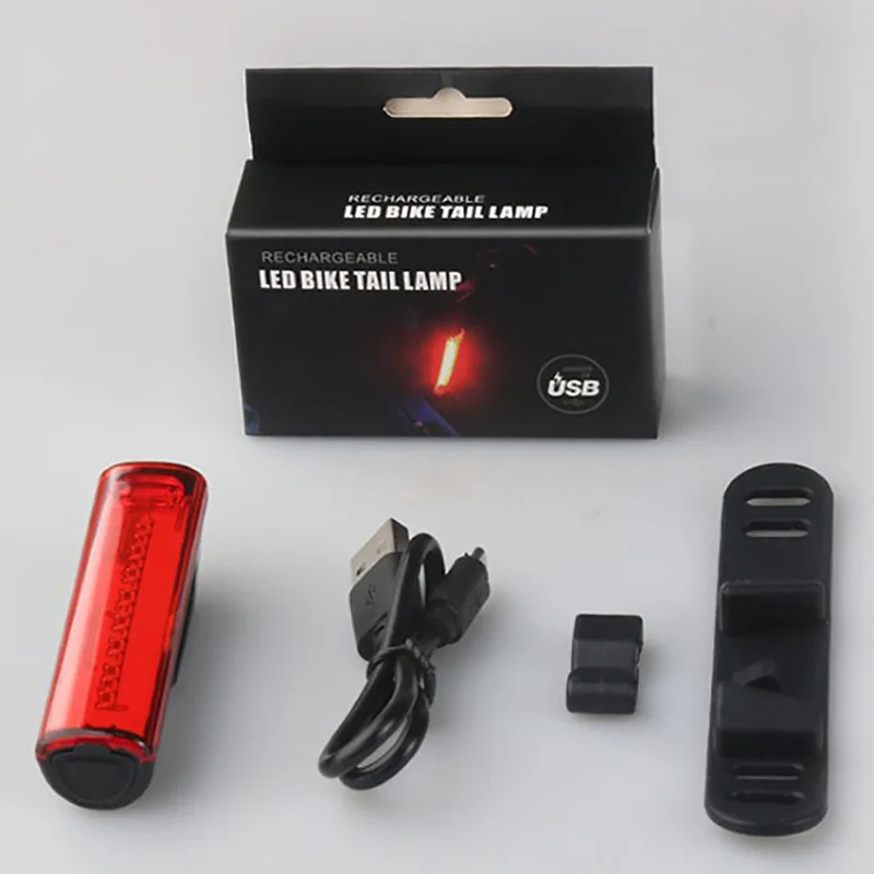 

Bike Lights Usb Rechargeable Rear Light Bicycle Cycling Lamp Road Mtb Bike Tail Light Sport Running Lantern