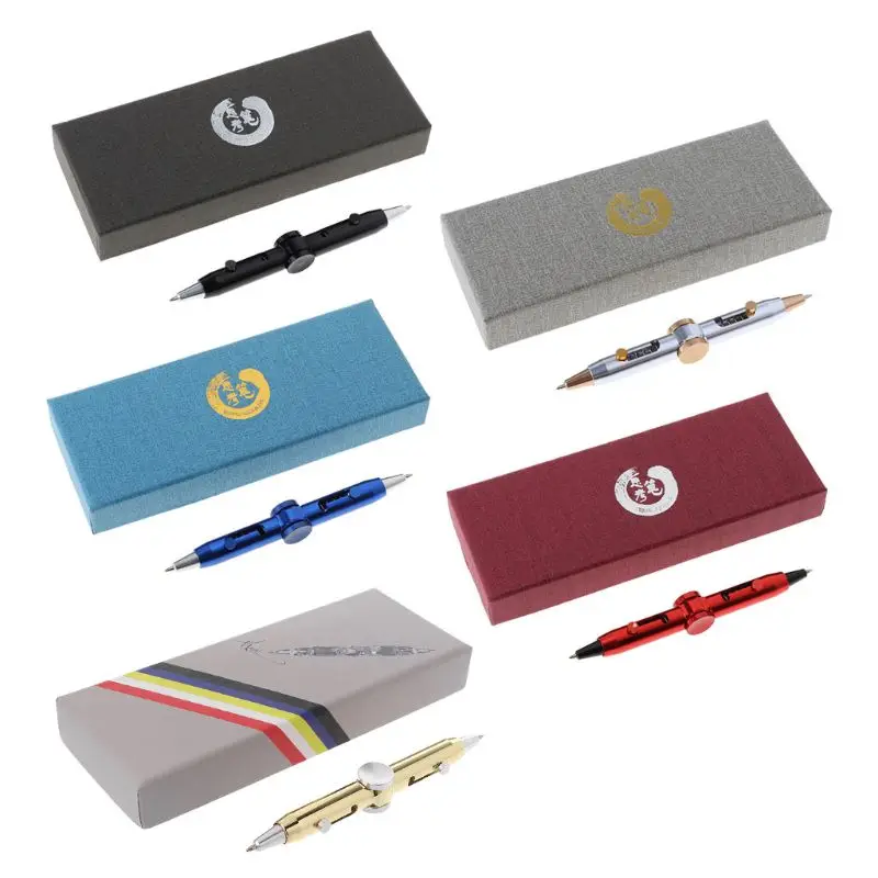 Новинка Fidget Spinner металлическая ручка антистресс игрушечные ручки Шариковая дети