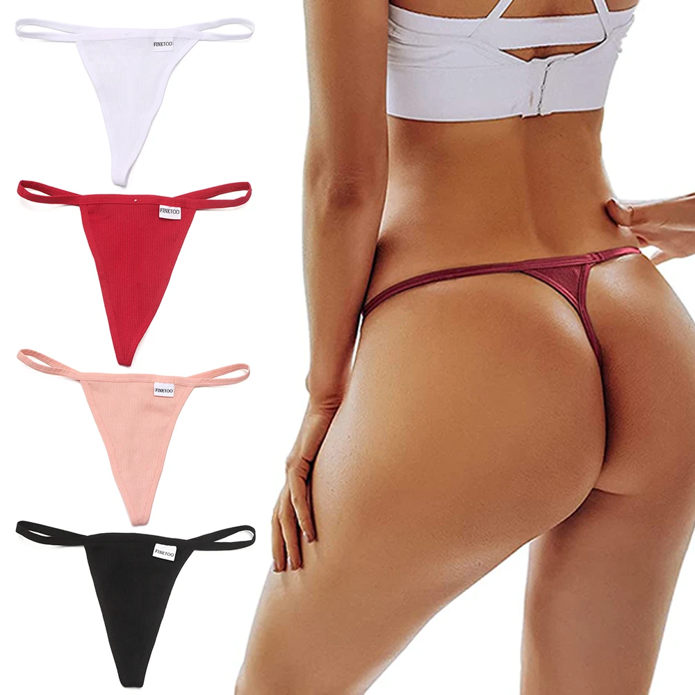 Сексуальное нижнее белье с Т-образной спинкой стринги низкой талией женские