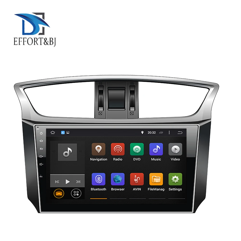 Android 9 0 Восьмиядерный Автомобильный GPS навигатор для Nissan Sylphy/Sentra (Северная