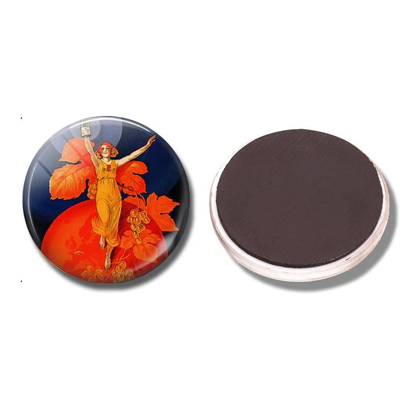 Пивная ДЕВУШКА Магнитная Наклейка магниты на холодильник милые немецкие