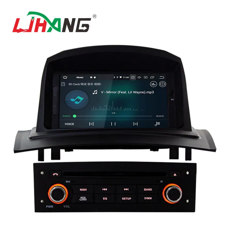 Автомобильный DVD мультимедийный плеер LJHANG Android 10 для Renault Megane 2 Fluence 2002 2008 WIFI GPS Navi 1