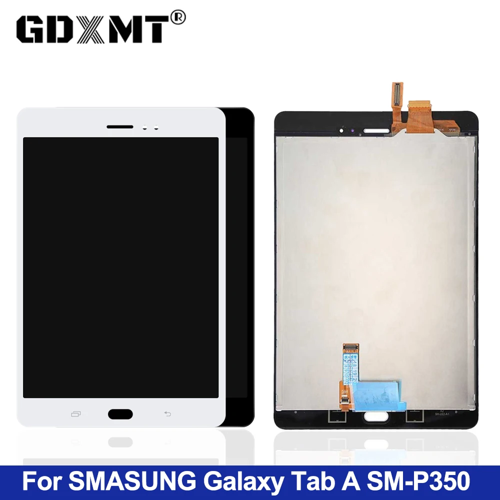 

8,0 дюймовый сенсорный экран для Samsung Galaxy Tab A Φ P350 SM-P350 P355, дигитайзер, ЖК-дисплей, панель, стекло в сборе, замена