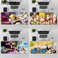 maiya high quality the seven deadly sins gaming player desk laptop rubber mouse mat free shipping large mouse pad keyboards mat